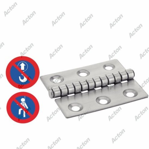 CHARNIÈRE TYPE F – INOX A2 – USAGE FIXATION