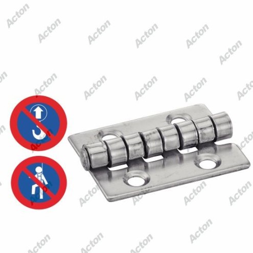 CHARNIÈRE TYPE H – INOX A2 – USAGE FIXATION