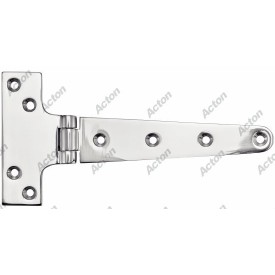 CHARNIÈRE EN T FORGÉE POLIE – INOX A4 – USAGE FIXATION – 152 OU 195 MM