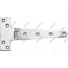 CHARNIÈRE EN T FORGÉE POLIE – INOX A4 – USAGE FIXATION – 152 OU 195 MM