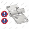 CHARNIÈRE DÉGONDABLE FORGÉE POLIE – INOX A4 – GAUCHE OU DROITE – USAGE EXTÉRIEUR