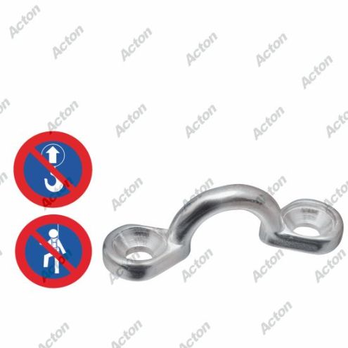 PONTET SECTION RONDE INOX POLI A4 POUR FIXER Ø10