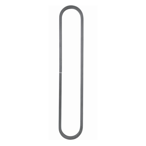Volute ovale forgée à chaud 710x130 mm en acier carré 14 mm pour ferronnerie