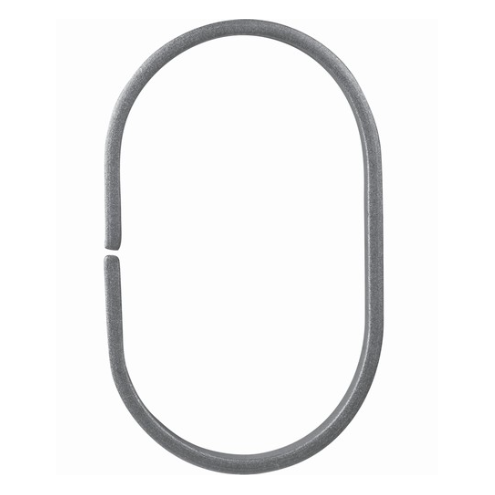 Volute ovale forgée 155x100 mm en acier plat 12x6 mm pour ferronnerie