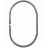 Volute ovale forgée 155x100 mm en acier plat 12x6 mm pour ferronnerie
