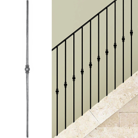 Barreau forgé au pilon Ø14 mm – Grenaillé – Longueurs 500 à 1200 mm