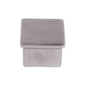 Finition plate inox 316 40x40 mm – extrémité tube carré