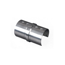 Connecteur droit inox Ø42,4 mm – pour verre 12,76 mm