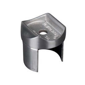 SUPPORT HORIZONTAL INOX POUR TUBE Ø42.4 ET VERRE 12.76 MM