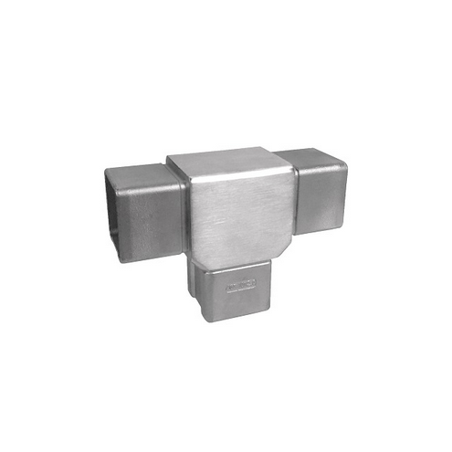 Connecteur inox 316 3 axes pour tube carré 40x40 mm