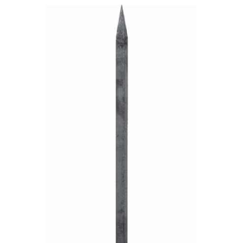 Pointe de lance forgée à chaud 200 mm pour barreaux carrés acier