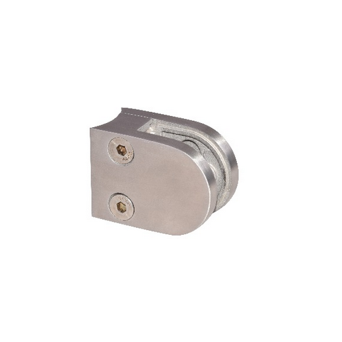 PINCE À VERRE RONDE 50MM – INOX 316 OU ZAMAC – FIXATION SUR PLAT OU TUBE