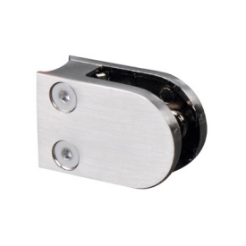 Pince à verre 8,76 mm inox 316 ou zamac – plat ou tube Ø42,4