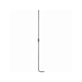BARREAU FORGÉ COUDÉ H1200 MM Ø14 MM EN ACIER – ANGLE 90° AVEC DÉPORT 130 MM