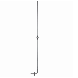 BALUSTRE COUDÉE AVEC ROSACE – BARREAU H1200 MM