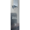 Serrure encastrable pour tube de 40 mm. Entraxe 92mm