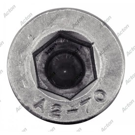 Vis CHC inox A2/70 DIN 6912 – Ø3 à 20 mm – filetage partiel