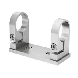 Fixation à l’anglaise platine ovale Ø42.4 mm – Inox 304/316