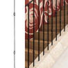Barreau forgé double H1000 Ø12 acier grenaillé – finition travaillée