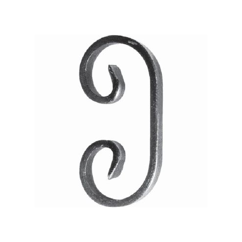 Volute en C symétrique – Fer plat 12X6mm