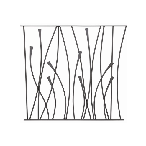 Panneau design courbe acier Ø12 pour garde-corps et rampe d’escalier