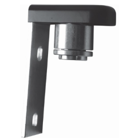 Pivot à billes Ø45 avec équerre à visser et capot de protection pour portail