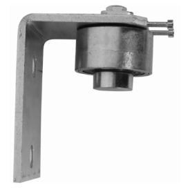 Pivot haut à billes Ø68 réglable avec platine à visser pour portail