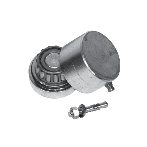 Pivot bas à billes Ø45 avec cheville M10 ou version inox pour portail