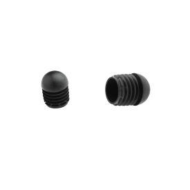 Carton d'embouts demi sphère antidérapant pour tube rond