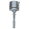 Pivot bas Ø45 à billes portail 500kg avec cheville- Acier ou Inox