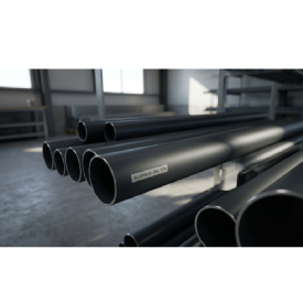 TUBE ALU ROND LAQUÉ FOUR RAL 7016