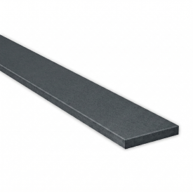 Plat aluminium RAL 7016 – Peinture époxy four, 30x8 mm