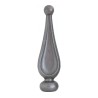 pointe de lance acier décorative pour grille hauteur 120 ou 150 mm