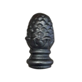 Pomme de pin acier soudable Ø28 à Ø70 mm – hauteur 55 à 150 mm