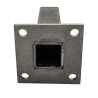Platine de fixation pour tubes ou carrés pleins de 16 à 100 mm