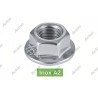 écrou à embase crantée inox A2 DIN 6923 avec surface anti glissement