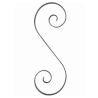 Volute décorative en acier soudable et galvanisable pour ferronnerie