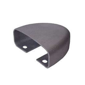 Cache aluminium pour gond axe 52 mm finition brut ou blanc RAL 9016