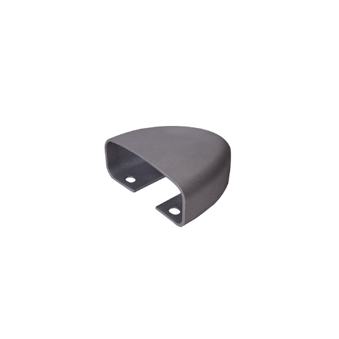 Cache aluminium pour gond axe 52 mm finition brut ou blanc RAL 9016