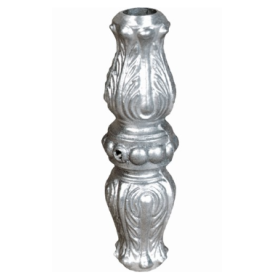Garniture de barreau aluminium 135x45 avec alésage Ø16 ou Ø18
