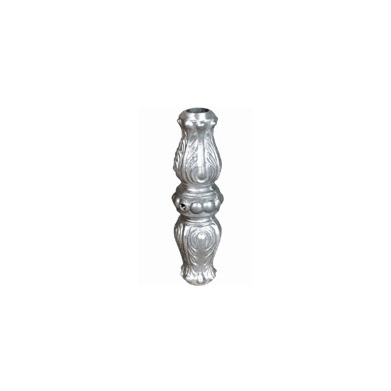 Garniture de barreau aluminium 135x45 avec alésage Ø16 ou Ø18