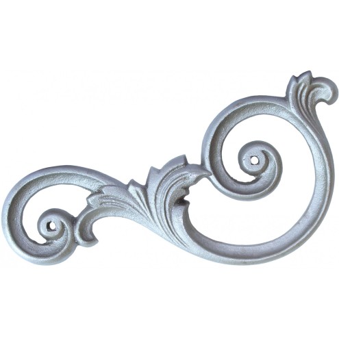 Volute en aluminium simple face gauche ou droite pour ferronnerie