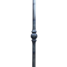 Barreau droit acier forgé calibré - lisse Ø14 mm – Hauteur 1000 mm