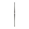 Barreau carré 14 mm acier 1070 mm brut ou noir mat