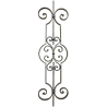 Balustre à volutes assemblées en acier forgé - hauteur 1000 mm