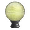 Boule départ onyx vert Ø95 mm pour rampe