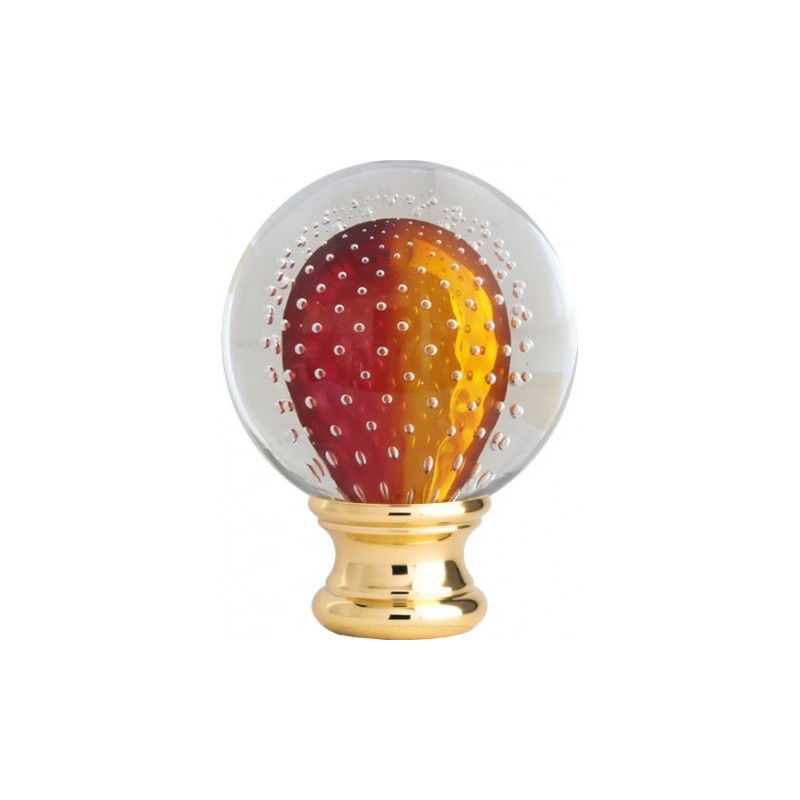 Boule verre soufflé Ø95 mm départ rampe