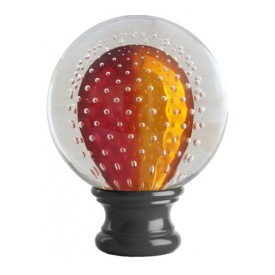 Boule verre soufflé Ø95 mm départ rampe