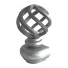 Tête départ spirale fer Ø75 mm fixation facile garde-corps