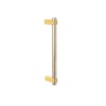 Poignée de porte droite inox et titane AISI 304 hauteur 400 mm